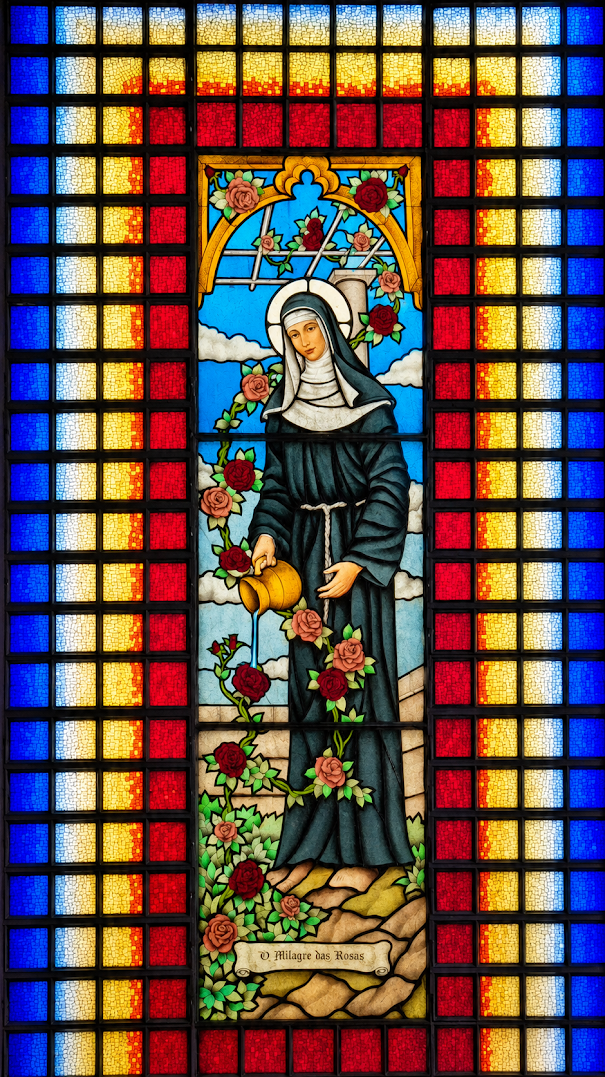 Vitral de Santa Rita de Cássia